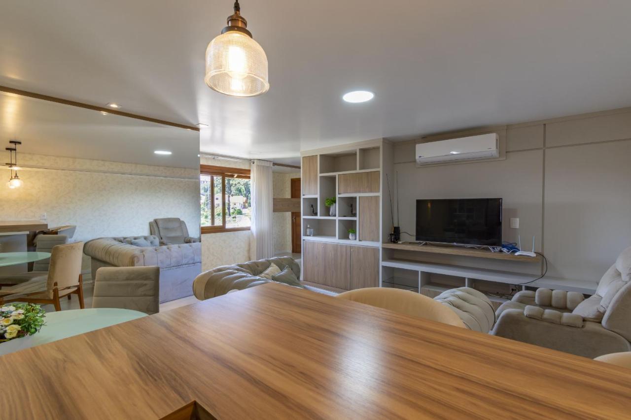 Rosa Edificio Solar Da Encosta Apartman Gramado Kültér fotó
